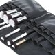 thumbnail image 3 of Bolsa de cintura con soporte para brochas de maquillaje cosmético profesional con correa para cinturón de artista Bolsa organizadora de almacenamiento con múltiples bolsillos (, 3 of 5