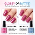 thumbnail image 5 of Morovan 3Pcs Base & Top Coat Set for Regular Nail Polish,15ml Quick Dry, Glossy & Matte Finish, No UV Needed for Home & Salon Manicure, 5 of 9