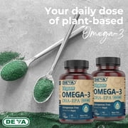 Deva Vegan Omega-3 DHA Softgels, 90 Ct