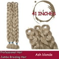 thumbnail image 2 of Ombre Jumbo Braiding Hair Extensions High Temperature Synthetic Twist Hair Multiple Colored Hair, 2 of 5