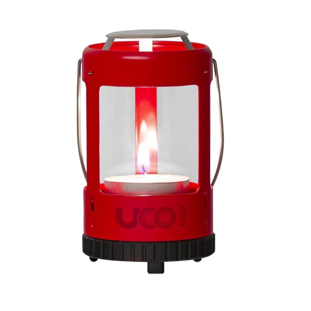 Farol de camping UCO Mini de aluminio resistente al viento con kit de 4 velas tealight
