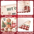 thumbnail image 3 of Christmas Placemats Set of 6 Red White Merry Christmas Table Mats Kitchen Mat for Dining Table Washable Linen Xmas Tree Gingerbread Dining Place Mat Table Decoration for Holiday Decor 12 x 18inch, 3 of 6