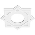 thumbnail image 5 of 24"OD x 7"ID x 13 1/4"C x 1"P Axel Architectural Grade PVC Contemporary Ceiling Medallion, 5 of 7