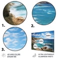 thumbnail image 3 of Designart "Coastal Beauty Australia painting II" Coastal Metal Wall Art Prints, 3 of 5