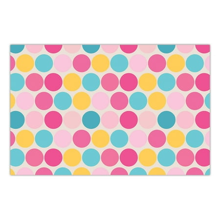 Pink Baby Table Sprinkles DB Party Studio 25 Pack Paper Place Mats Baby Shower Sprinkle Table Decorations Polka Dot Whimsy Boy Girl Gender Neutral Brunch Lunch Parties Mommy-to-Be Event 17