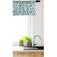 thumbnail image 3 of Ambesonne Cherry Valance Pack of 2, Fruit on Nostalgic Dots, 54"X12", Vermilion Seafoam White, 3 of 3