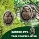 thumbnail image 3 of Moyic Estatua de búho de jardín, esculturas de árbol de simulación, adorno colgante, artesanías de animales, suministros para fiestas, Decoración del hogar, 3 of 5