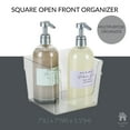 thumbnail image 4 of Simplify Square 7" x 7" Open Front Cabinet Organizer, Clear, 4 of 8