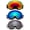 Black Orange, variant on Cloud 9 - Snow Goggles Adult Anti-Fog Double Lens UV Protection Wide Angle Frameless Mirror Snowboarding Ski