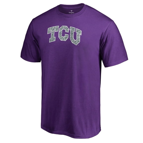 Men's Purple TCU Horned Frogs Static Logo T-Shirt
