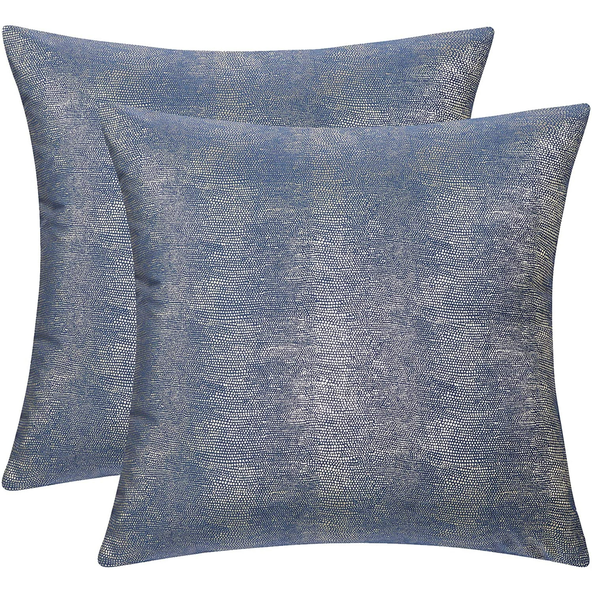 Blue and silver throw pillows online