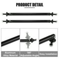 thumbnail image 4 of Unique Bargains 2pcs 150mm 5.91' Car Splitter Support Rods Adjustable Front Rear Bumper Lip Splitter Strut Rod Tie Support Bars Black, 4 of 7