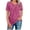 Hot Pink1, variant on Diufon Summer Tops for Women 2025 Soft Shorts Sleeve V Neck Tops Casual Loose Ruched T-Shirts Fashion Clothes