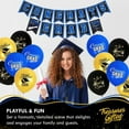 thumbnail image 6 of Blue Graduation Banner & Pennants Kit - Blue Graduation Party Decorations, 6 of 8