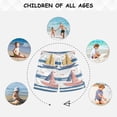 thumbnail image 6 of FORMRS Boys Swim Trunks Quick Dry Mesh Liner Boardshorts Sizes XS-XL, White Hand Drawn Sailboats, 6 of 7
