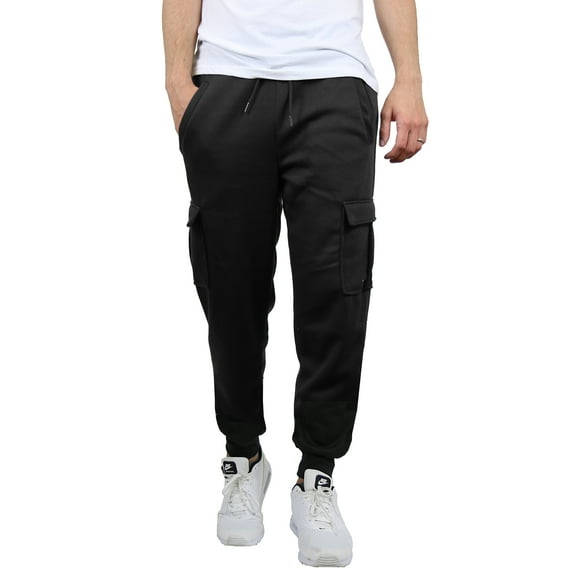 Men's Fleece Lined Cargo Jogger Sweatpants (Sizes, S-2XL)