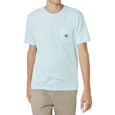 Chaps Men's Super Soft Heathered Short Sleeve Logo Pocket T-Shirt