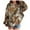 H004 Cute Hoodies Camouflage Coffee, variant on Oversized Hoodies for Teen Girls Girls Zip Up Hoodies Kids Casual Long Sleeve Sweatshirt Fall Jacket with Pockets 5-14 Years Sweaters for Girls Clothing 4-16