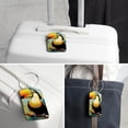 thumbnail image 6 of Toucan Square PU Leather Luggage Tags - 2 Pack with Privacy Cover and Stainless Steel Ring - Suitable for Travel, Backpack, Handbag - Suitcase Tags, Travel Tag, 6 of 7