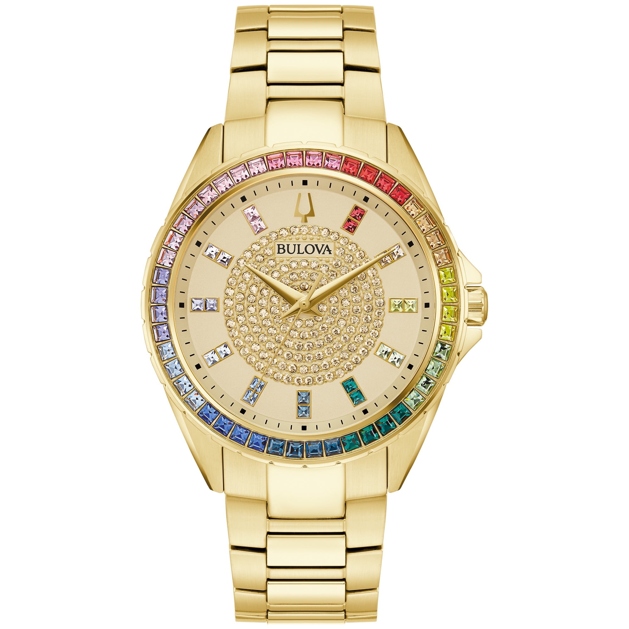 BULOVA ワイヤレススピーカー #TUNEofTIME ゴールド Champagne Dial Stainless Steel Bracelet Classic 44B132 | Bulova