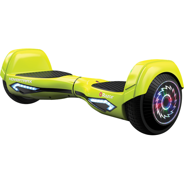 Razor Hovertrax 2.0 Hoverboard for Ages 8+ and up to 220 lbs - Green, LED Lights & EverBalance Technology, 36V Lithium-Ion Powered, Up to 8 mph and 60 mins of Ride Time, UL2272 Certified