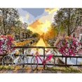 thumbnail image 1 of Digital Painting For Adults Or Kids - Digital Painting Kit For Beginners - Paint On Canvas - Wall Painting 40x50cm (flower Wheel Unframed), 1 of 3