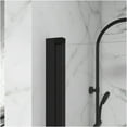 thumbnail image 5 of JERFIT 180 Degree Pivot Shower Door for Bathtub Screen Panel, 55" H x 31.5" W, 1/4" Tempered Glass, Black, 5 of 5