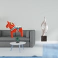 thumbnail image 2 of Adorno Coleccionable De Caballo De Dala Sueco. Figura De Resina, Escultura Animal, Arte Abstracto, Ideal Para Estantería, Entrada, Vitrina, Mesa De Centro O Decoración Del Hogar., 2 of 8
