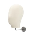 thumbnail image 4 of Dualoai Hanging Wig Display Stand Wall Mount Mannequin Head for Headband Headset Cap Beige, 4 of 9
