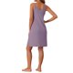 thumbnail image 3 of INSPIRE CHIC Vestido de pijama sin mangas para mujer, quimono de modal, camisones, camisetas de noche, vestidos de noche con tirantes de espagueti, XL Gris Púrpura, 3 of 6