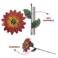 thumbnail image 3 of unbranded Estaca Decorativa Roja De Girasol Para Jardín En Metal Resistente Para Exterior, 3 of 8