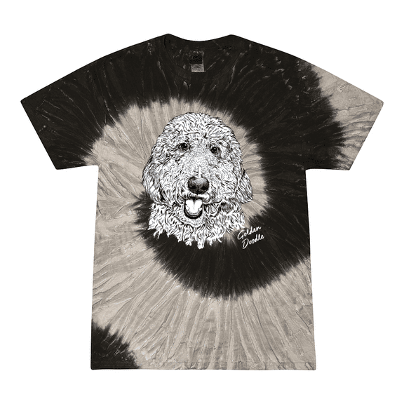 Wild Bobby, Golden Doodle Dog Lover Pet Owner Animal Lover Tie-Dye T-Shirt