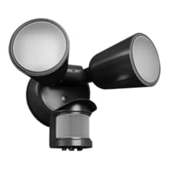 LU160 Luminator Field-Adjustable Sensing Floodlight, 3000K-5000K, Integrated Photocell (Black)