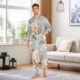 thumbnail image 6 of FORMRS Onesies Pajama for Adults Unisex Hoodie Winter Jumpsuit One Piece Sleepwear, Sizes S-2XL, Whimsical Rose, 6 of 7