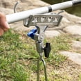 thumbnail image 3 of harayaa Fish Pole Bracket Stand Automatic Fishing Rod Holder for Outdoor Bank Fishing On Silver Head, 3 of 9