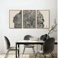 thumbnail image 4 of Framed Wood Tree Rings Wall Art Set, 16x24in Black and White Canvas Art Wall Decor, Abstract Nature Wall Pictures Prints, Modern Paintings Wall Art for Living Room, Bedroom, Farmhouse(3Pcs), 4 of 6