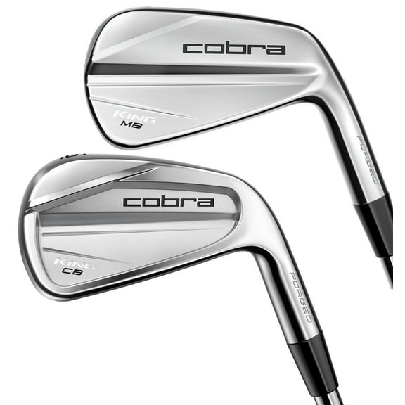 Pre-Owned Cobra Golf King CB/MB 4-PW Iron Set Stiff Steel FST KBS $-Taper 120