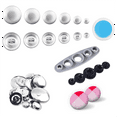 thumbnail image 2 of 120Pcs Button Covers, Cover Button Kit with 6 Sizes, DIY Fabric Covered Buttons with 2 Installation Tools for DIY Lovers, 2 of 8