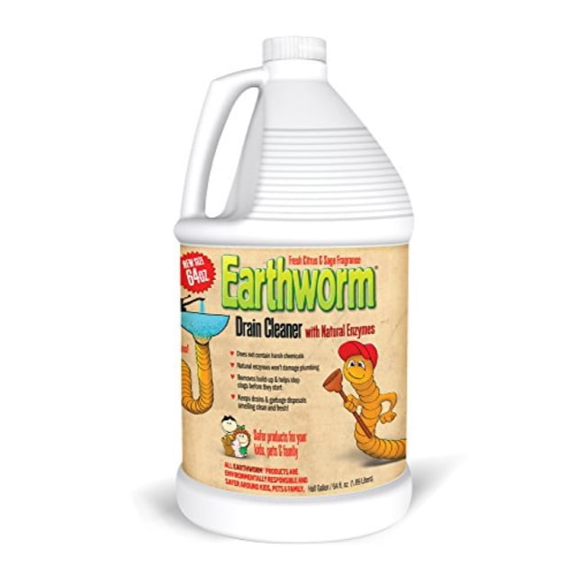 earthworm drain cleaner drain deodorizer natural and familysafe