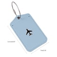 thumbnail image 5 of YIEMEEN PU Luggage Tages Luggage Labels Card Tages Boardings Travel Tages with Steel for Suitcases Travel Bags, 5 of 19