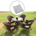thumbnail image 3 of Cojines de asiento para sillas de jardín Cojines de asiento de silla de usos múltiples Oficina al Jardín Patio Cojines de silla Cojín (40 c Gris, 3 of 8