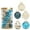 Blue, variant on Staron 25Pcs Gold Christmas Ornaments, Christmas Tree Balls Ornaments for Xmas Christmas Tree 60mm/2.36" Shatterproof Christmas Balls for Holiday Wedding Party Christmas