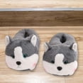 thumbnail image 4 of Pantuflas de Animales Sunnimix para Hombre y mujer gris, 4 of 8