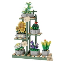 Flowers Botanical Collection Building Sets, Plants Office Home Decor Bonsai Building Toys, Creative Flowers Building Project for Adults, Gifts Ideas for Girls Women