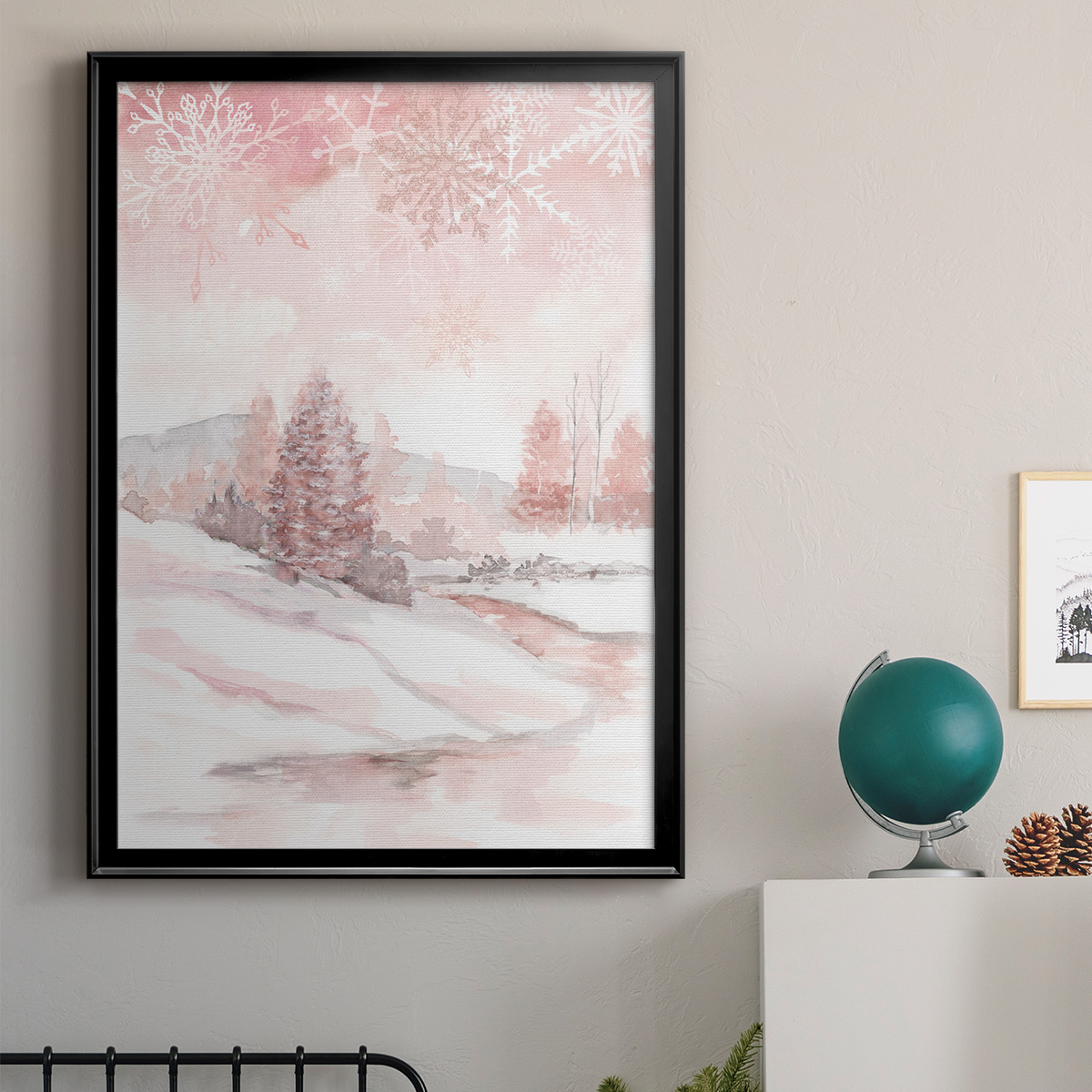 Blush Winter Premium Framed Print - Ready to Hang