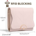 thumbnail image 4 of KALUNMA Leather Small Womens Wallet RFID Blocking Bifold Card Holder Cute Wallet for Woman with Zipper Coin Pocket, 4 of 7