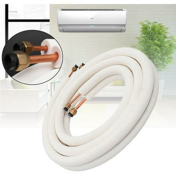 Tubo de aire acondicionado de 1/4+3/8 3M Tubo de aire acondicionado Tubo de cobre aislado Mangueras de aire acondicionado para aire acondicionado Aire acondicionado