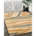 thumbnail image 2 of Ahgly Company Indoor Rectangle Abstract Yellow Abstract Area Rugs, 7' x 10', 2 of 6