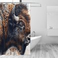 Animal painting art Shower Curtain Waterproof Fabric Shower Curtains