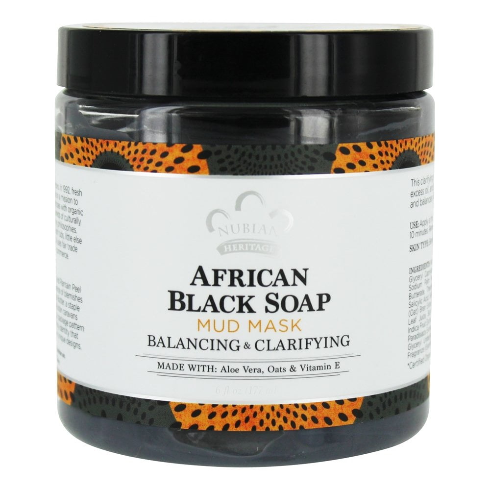 Nubian Heritage African Black Soap Facial Mud Mask Balancing